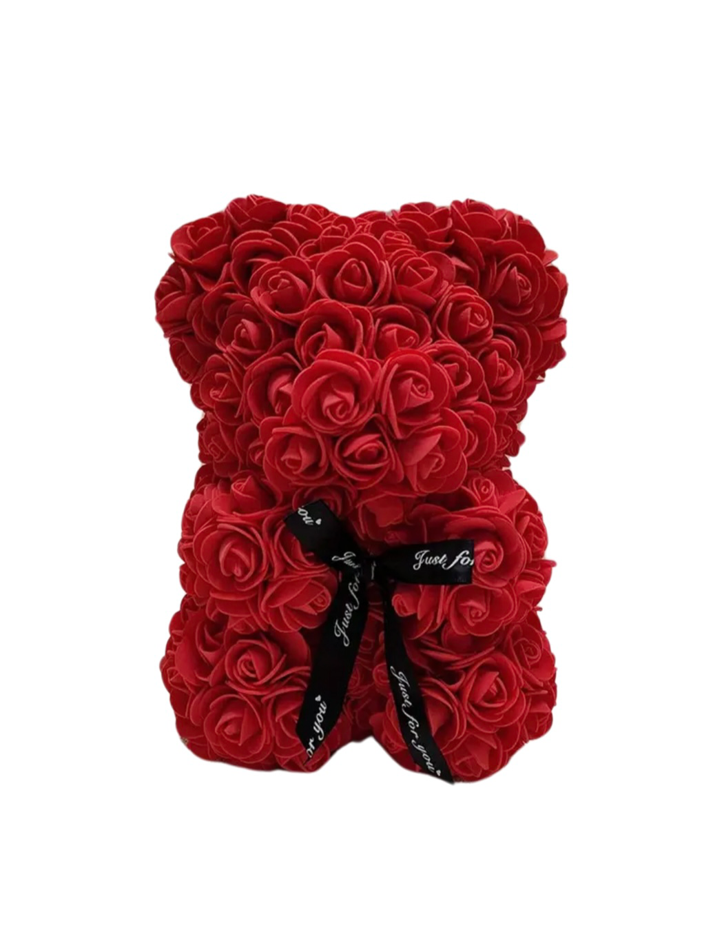 Mini Red Heart Rose Bear - 25cm (Free Gift Box)