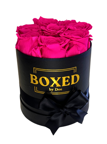 The Luxe Petite Preserved Rose Box - Two Sizes