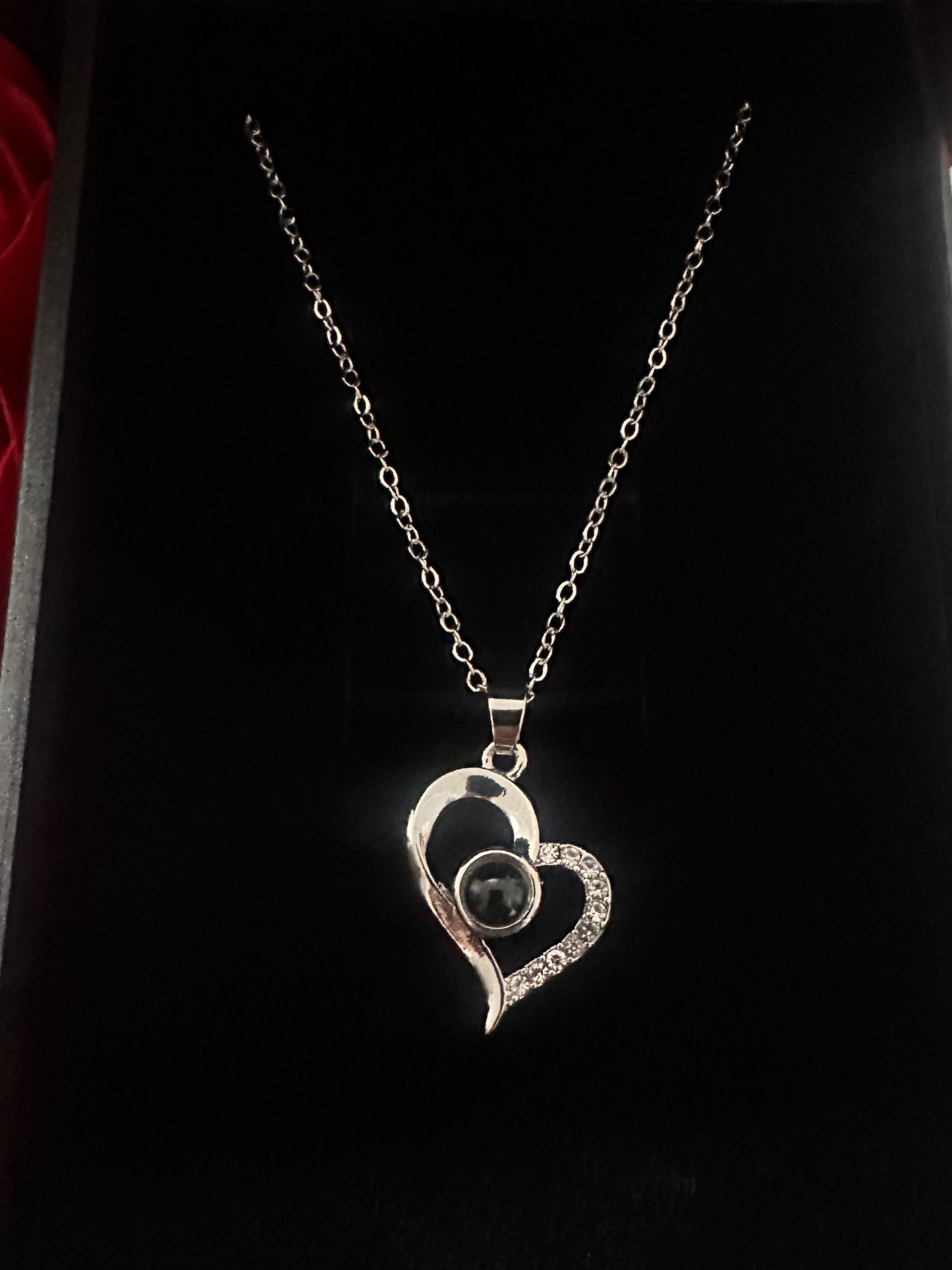Jewellery Box with Silver Heart ‘I Love You in 100 Languages’ Necklace