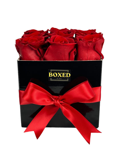 Premium Preserved Rose Box - Square