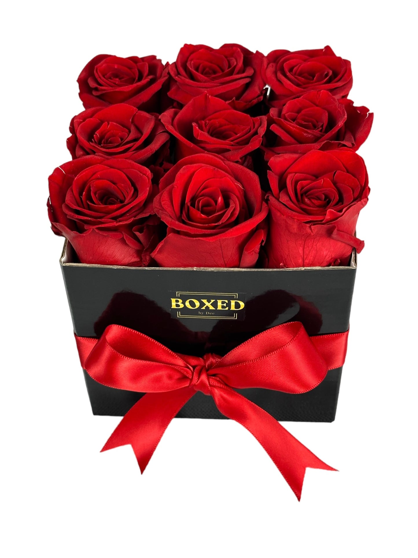 Premium Preserved Rose Box - Square