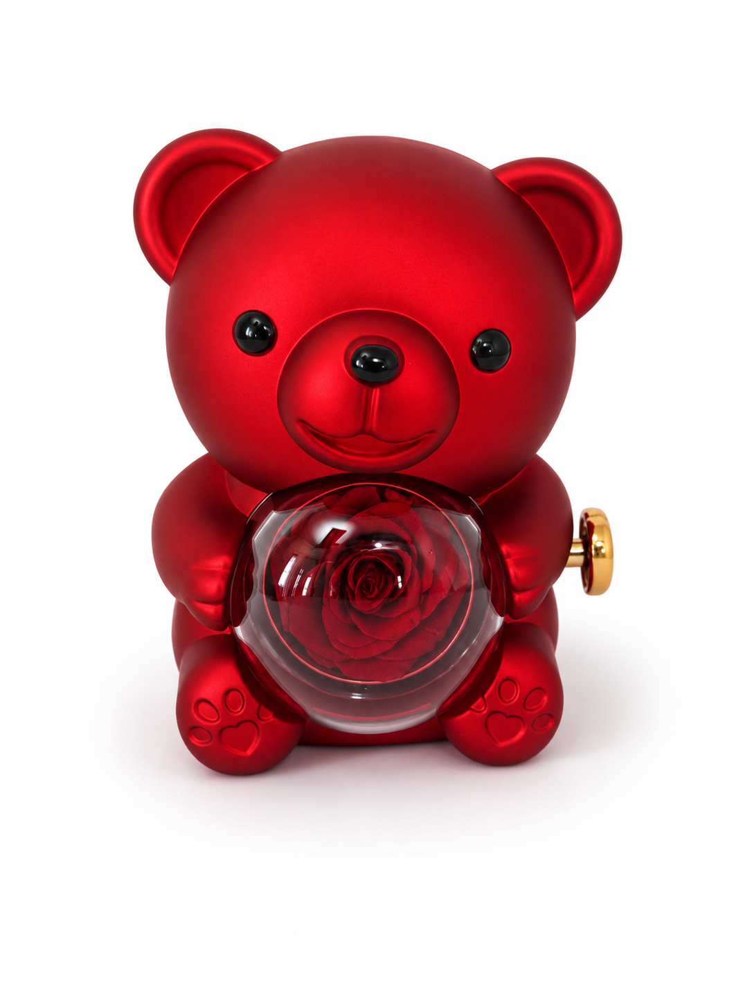 Preserved Rose Bear Jewellery Gift Box
