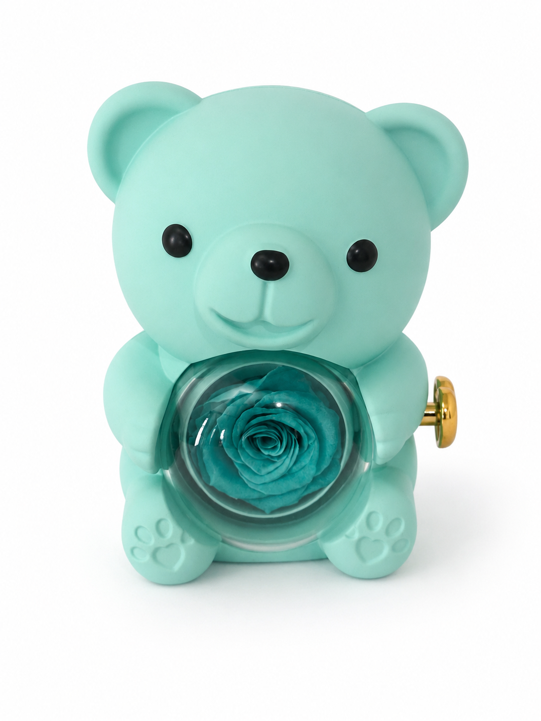Preserved Rose Bear Jewellery Gift Box